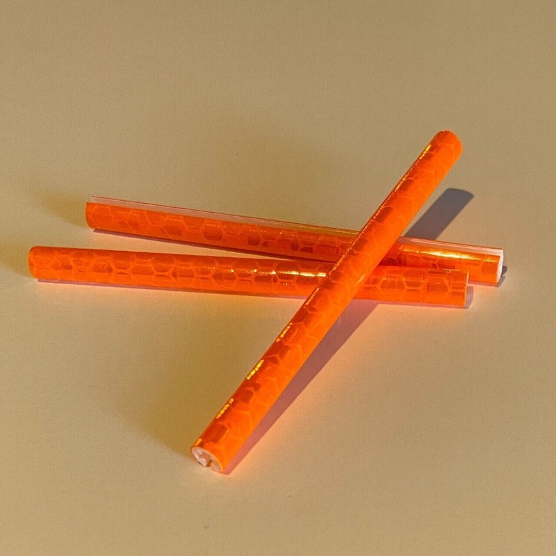 12ct Bike Spoke Reflectors Safety Straw Strips for Cycling Bikes Bicycle Spoke Wheel NO Batteries Needed